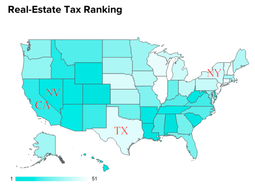 ネバダ州の税金はいくらですか？